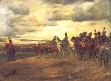  Ernest Oil Painting - Jena army Jean Louis Ernest Meissonier